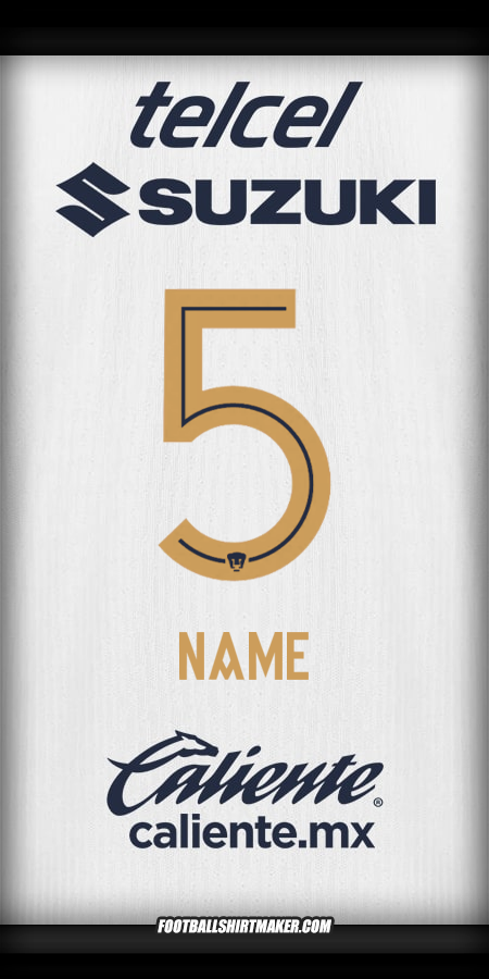 Shirt Pumas UNAM 2025/2026 -  name - 5