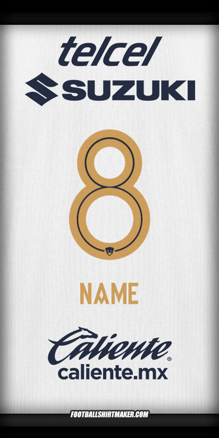 Trikot Pumas UNAM 2025/2026 -  name - 8