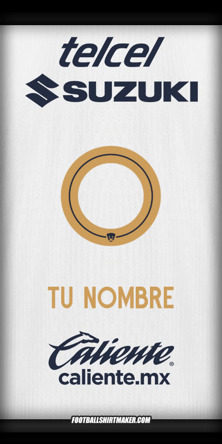 Jersey Pumas UNAM 2025/2026 -  tu nombre - 0