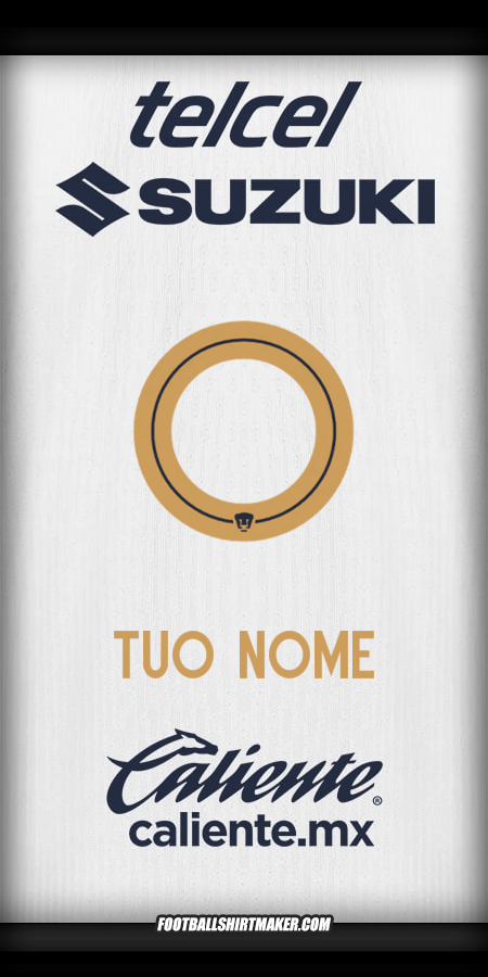Maglia Pumas UNAM 2025/2026 -  tuo nome - 0