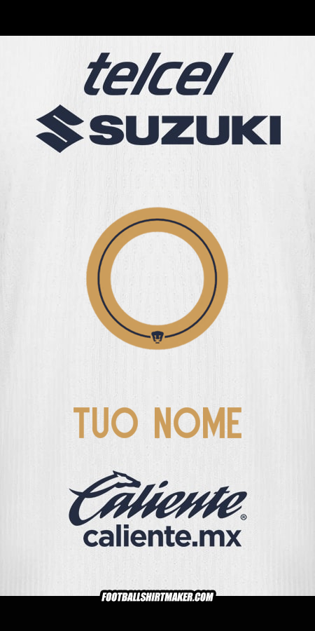 Maglia Pumas UNAM 2025/2026 -  tuo nome - 0