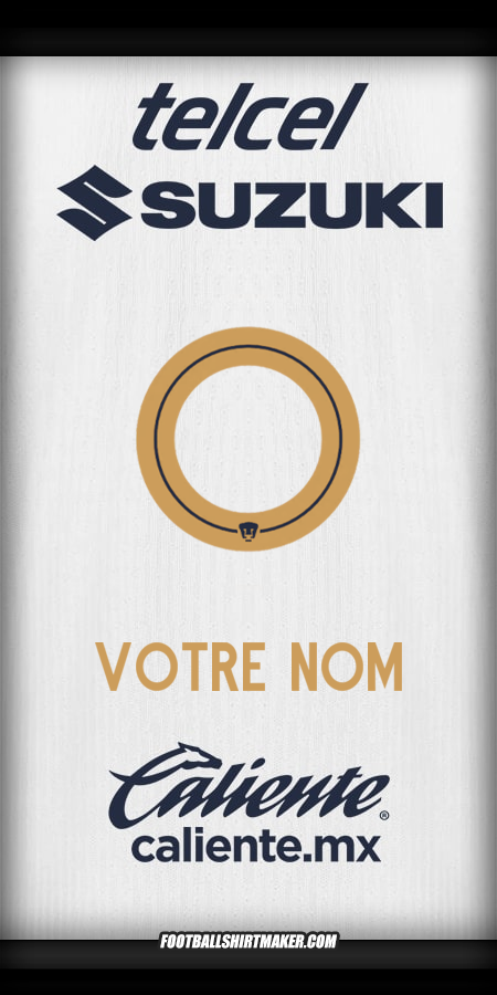 Maillot Pumas UNAM 2025/2026 -  votre nom - 0