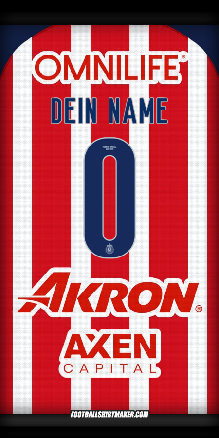 Trikot Guadalajara 2025/2026 -  dein name - 0