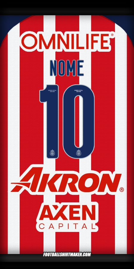 Maglia Guadalajara 2025/2026 -  nome - 10
