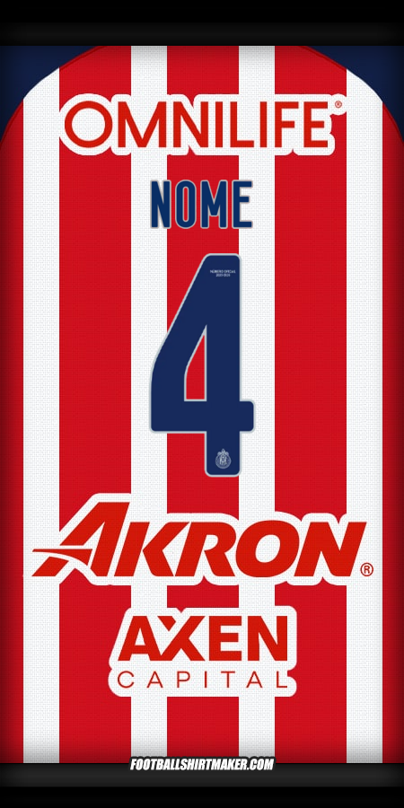 Camisola Guadalajara 2025/2026 -  nome - 4