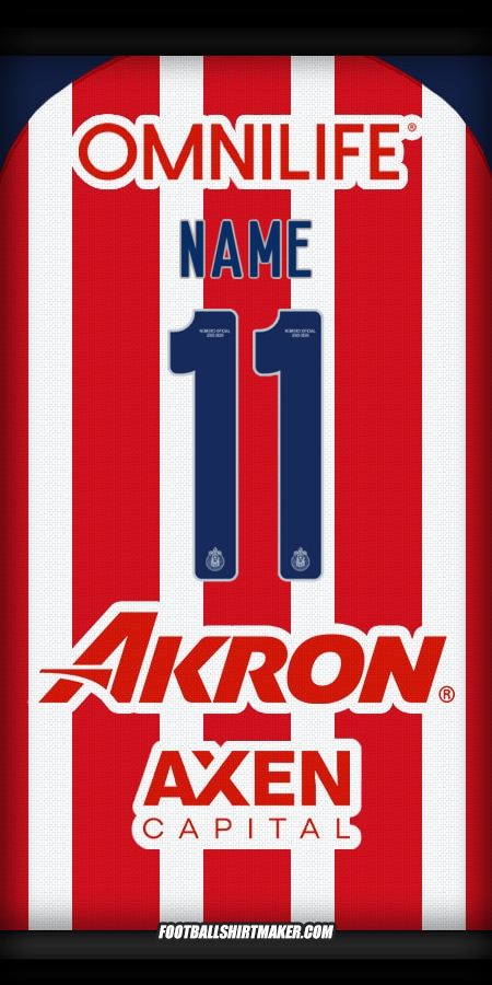 Shirt Guadalajara 2025/2026 -  name - 11