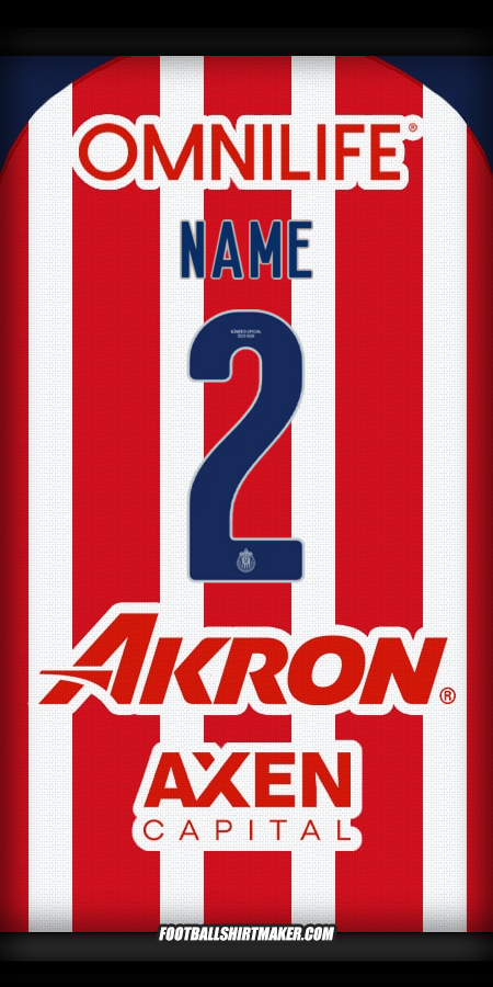 Shirt Guadalajara 2025/2026 -  name - 2