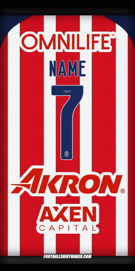 Shirt Guadalajara 2025/2026 -  name - 7