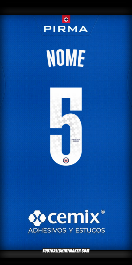 Maglia Cruz Azul 2025/2026 -  nome - 5