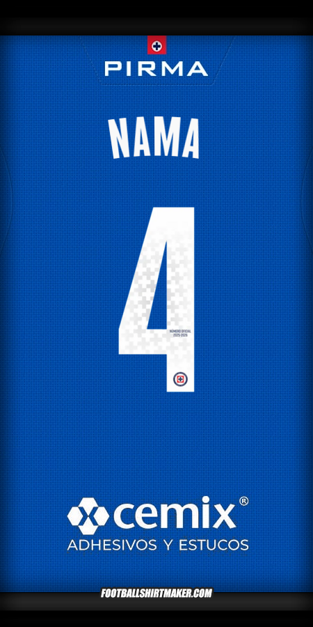 Jersey Cruz Azul 2025/2026 -  nama - 4