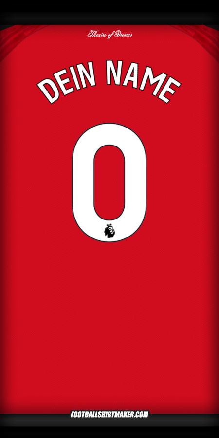Trikot Manchester United 2025/2026 -  dein name - 0