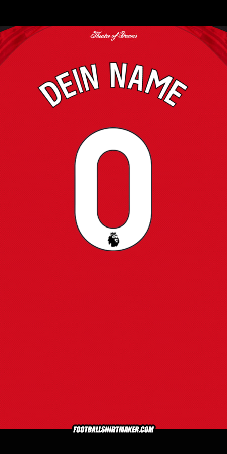Trikot Manchester United 2025/2026 -  dein name - 0