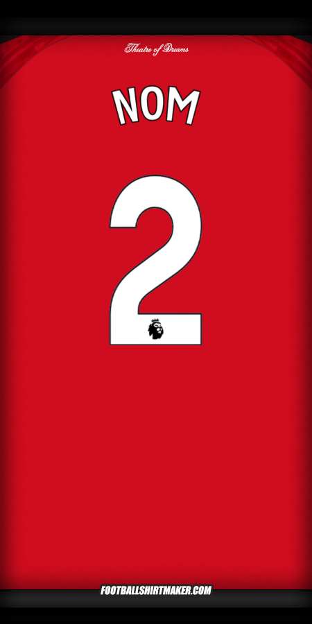 Maillot Manchester United 2025/2026 -  nom - 2