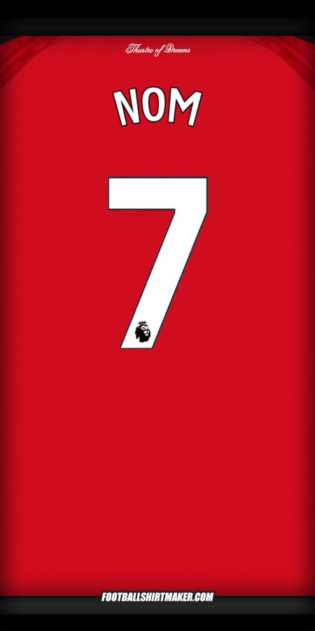 Maillot Manchester United 2025/2026 -  nom - 7