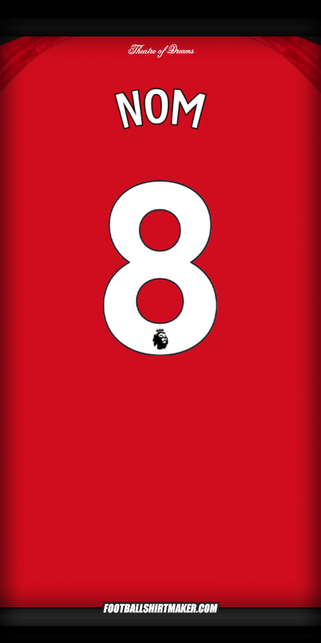 Maillot Manchester United 2025/2026 -  nom - 8