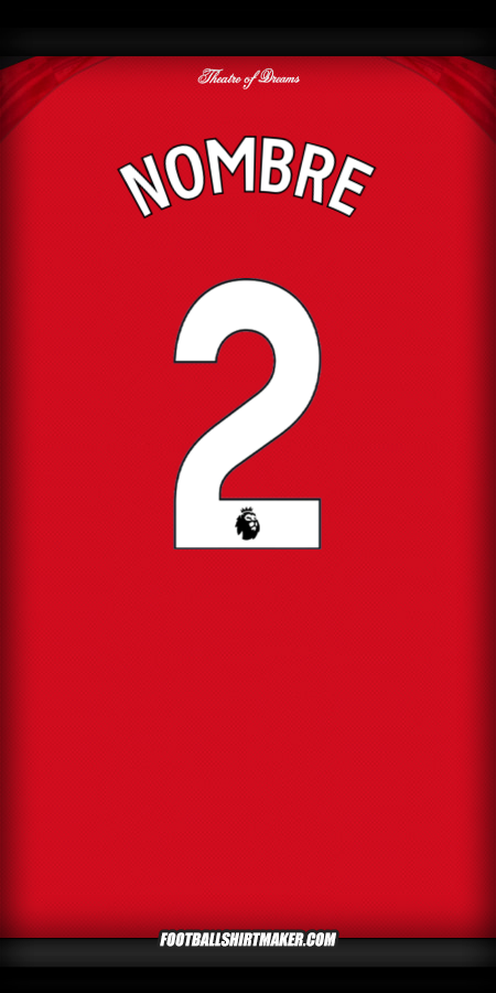 Jersey Manchester United 2025/2026 -  nombre - 2