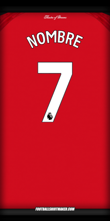 Camiseta Manchester United 2025/2026 -  nombre - 7