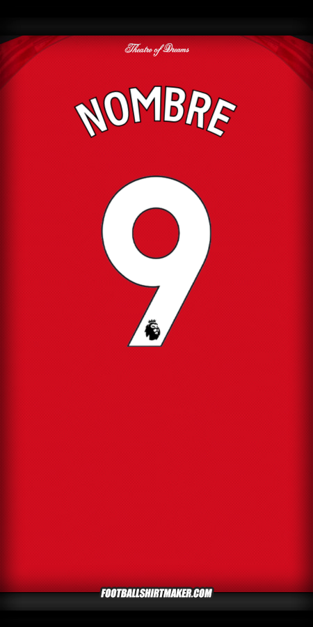 Camiseta Manchester United 2025/2026 -  nombre - 9