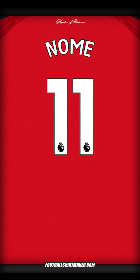 Camisa Manchester United 2025/2026 -  nome - 11