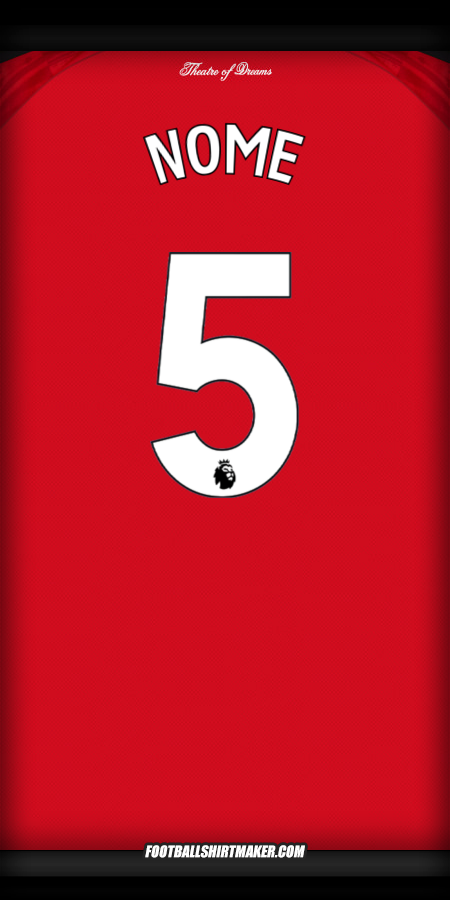 Camisola Manchester United 2025/2026 -  nome - 5