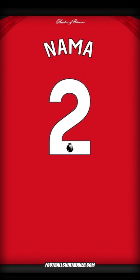 Jersey Manchester United 2025/2026 -  nama - 2