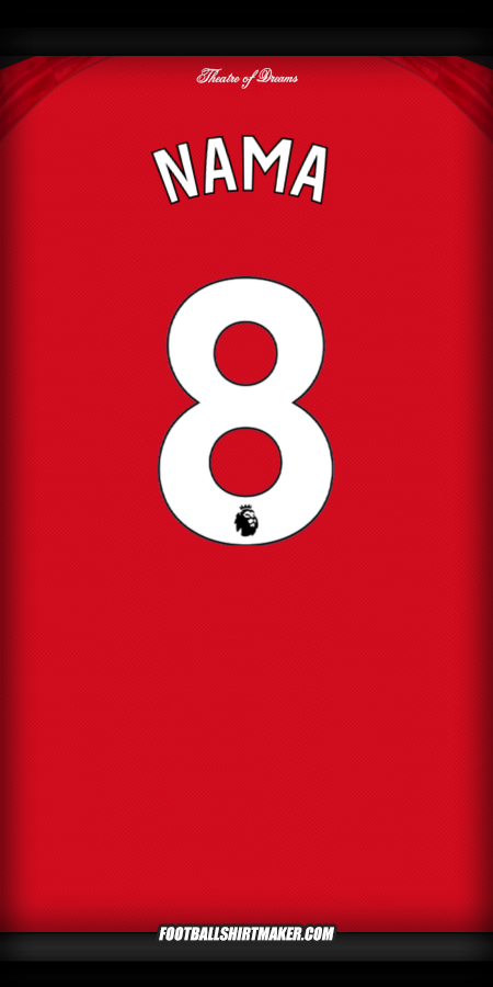 Jersey Manchester United 2025/2026 -  nama - 8
