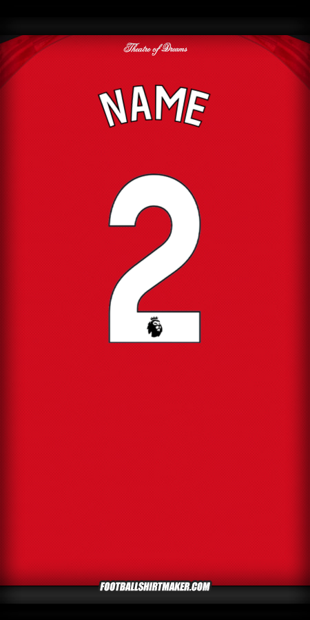 Trikot Manchester United 2025/2026 -  name - 2