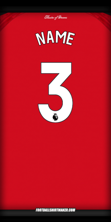 Jersey Manchester United 2025/2026 -  name - 3