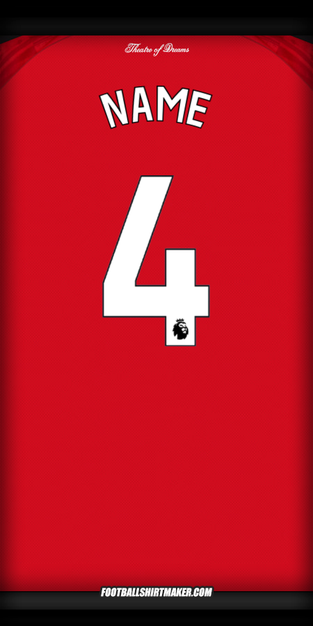 Jersey Manchester United 2025/2026 -  name - 4