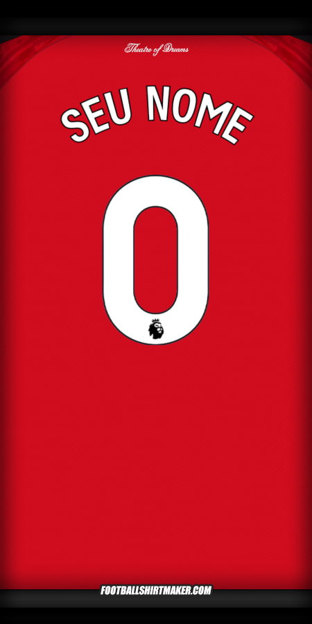 Camisa Manchester United 2025/2026 -  seu nome - 0