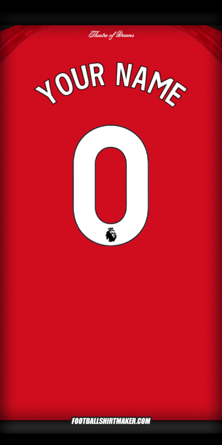 Jersey Manchester United 2025/2026 -  your name - 0