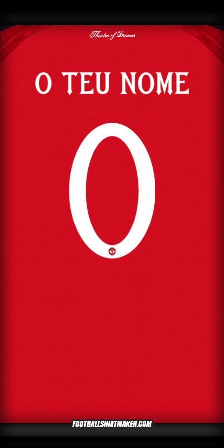 Camisola Manchester United Cup 2025/2026 -  o teu nome - 0