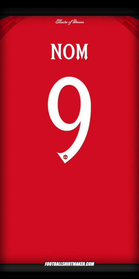 Maillot Manchester United Cup 2025/2026 -  nom - 9