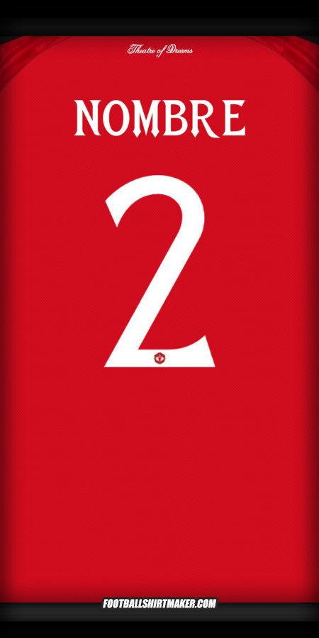 Jersey Manchester United Cup 2025/2026 -  nombre - 2
