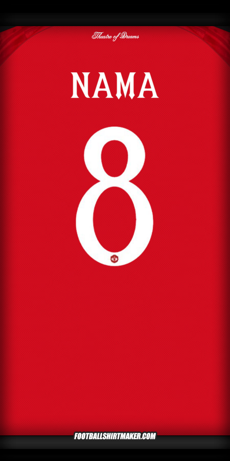 Jersey Manchester United Cup 2025/2026 -  nama - 8