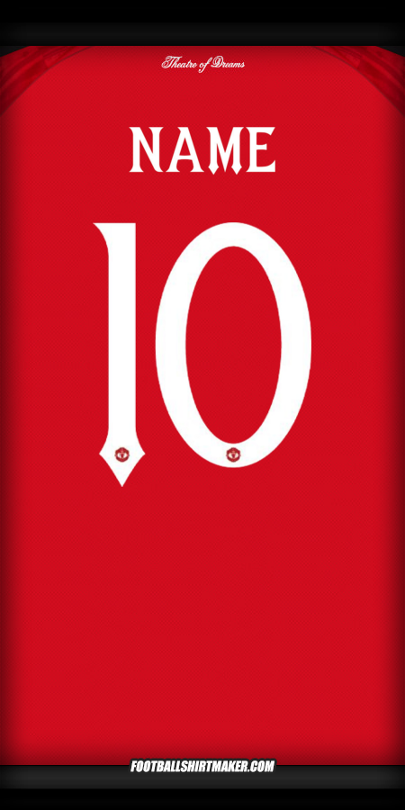 Trikot Manchester United Cup 2025/2026 -  name - 10