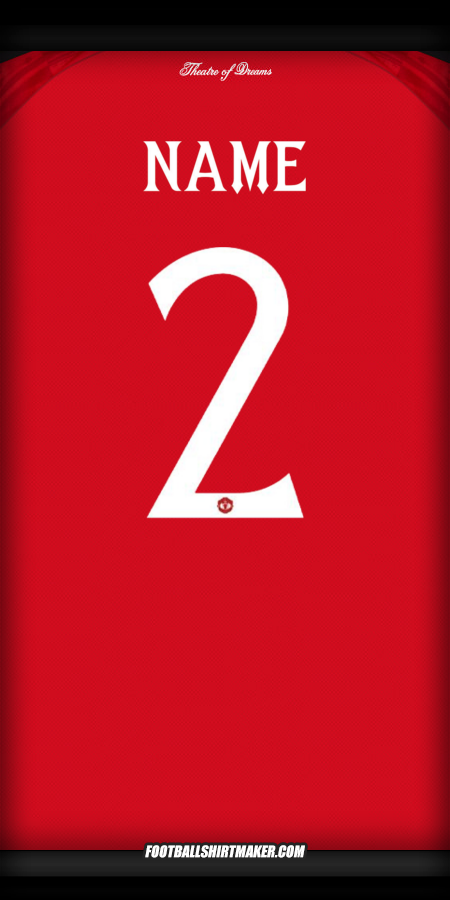 Trikot Manchester United Cup 2025/2026 -  name - 2