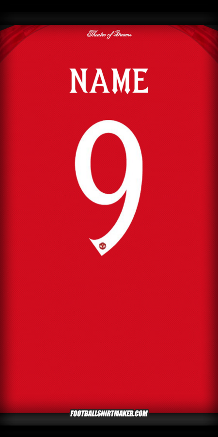 Jersey Manchester United Cup 2025/2026 -  name - 9