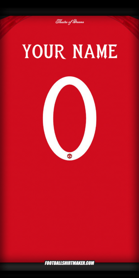 Jersey Manchester United Cup 2025/2026 -  your name - 0