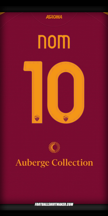 Maillot AS Roma 2025/2026 -  nom - 10