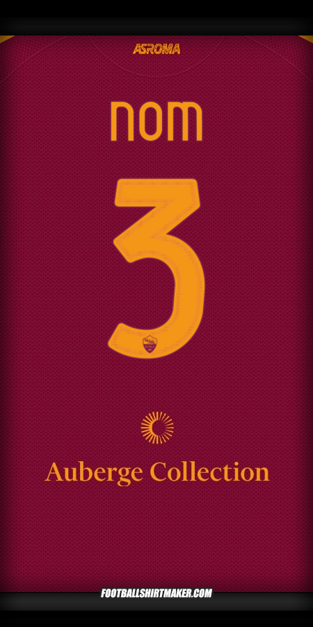 Maillot AS Roma 2025/2026 -  nom - 3