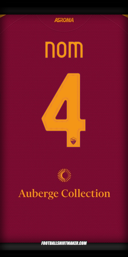 Maillot AS Roma 2025/2026 -  nom - 4