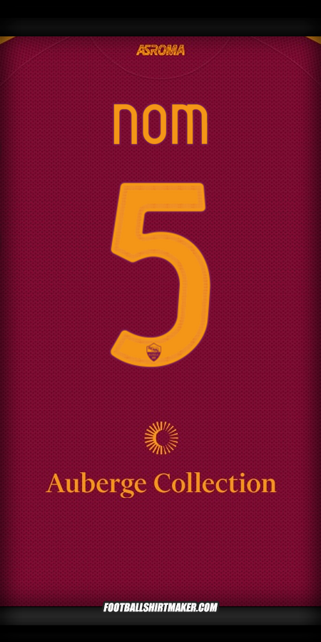 Maillot AS Roma 2025/2026 -  nom - 5