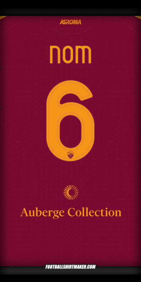 Maillot AS Roma 2025/2026 -  nom - 6