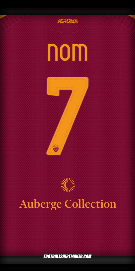 Maillot AS Roma 2025/2026 -  nom - 7