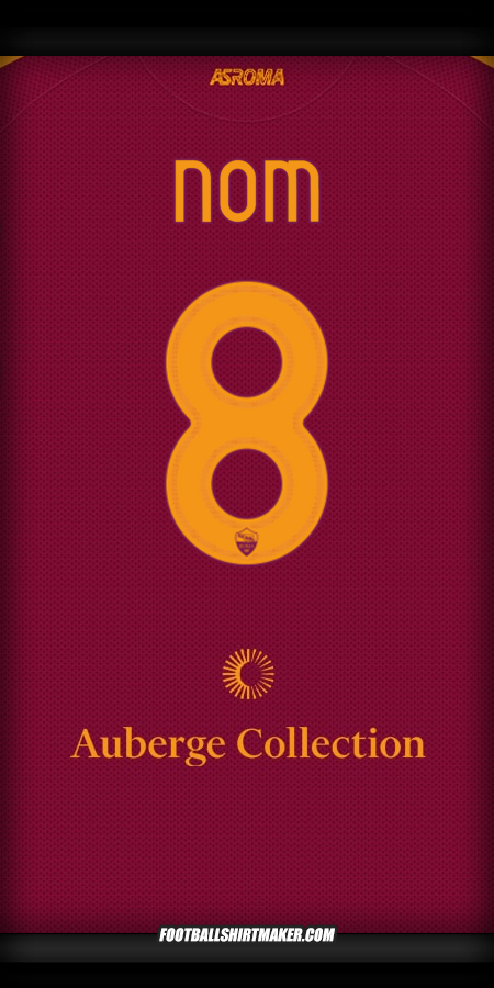 Maillot AS Roma 2025/2026 -  nom - 8