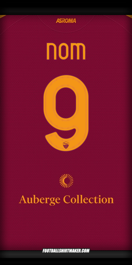 Maillot AS Roma 2025/2026 -  nom - 9