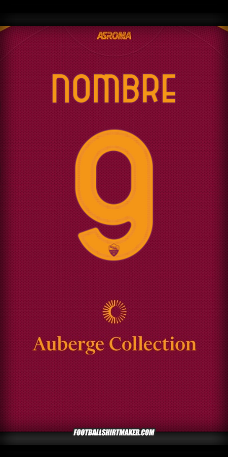 Camiseta AS Roma 2025/2026 -  nombre - 9