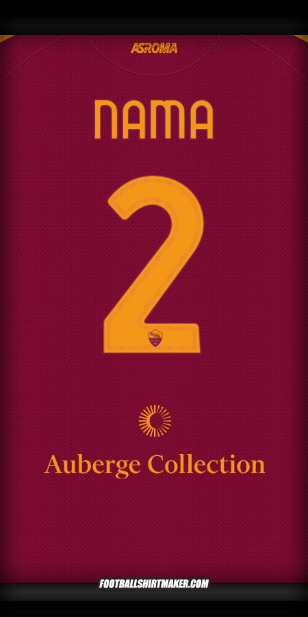 Jersey AS Roma 2025/2026 -  nama - 2