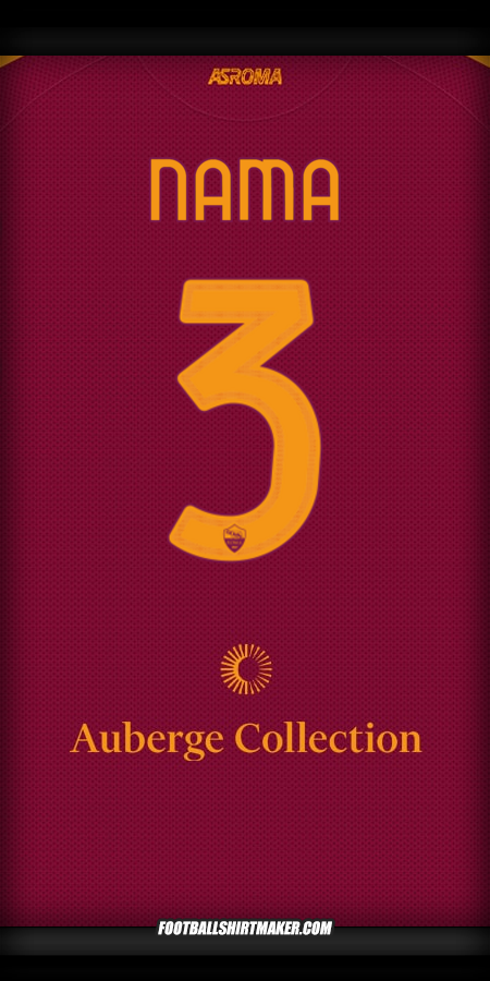 Jersey AS Roma 2025/2026 -  nama - 3